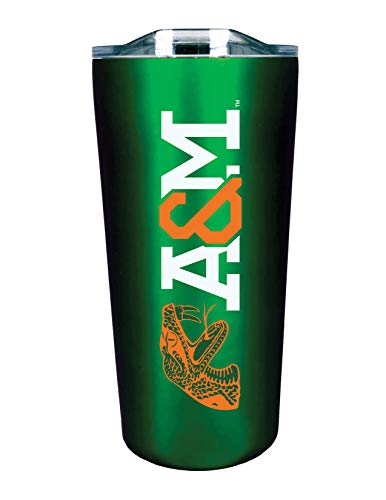The Fanatic Group Florida A&M Double Walled Soft Touch Tumbler, Design-3 - Green