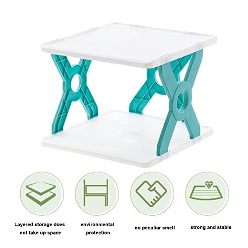 Prateleira de armazenamento de desktop de camada dupla | Suporte de papelaria de mesa multifuncional