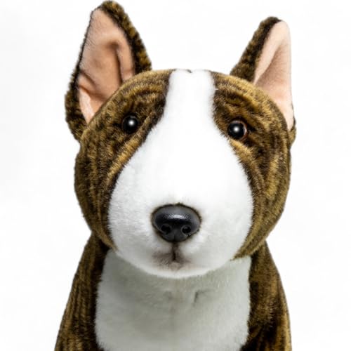 Carl Dick Pitbull sitzend braun ca. 30cm Plüschtier, Stofftier, Kuscheltier 3663