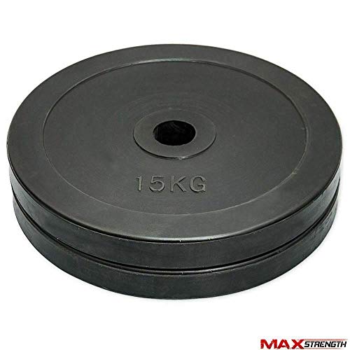 MAXSTRENGTH 20/40/60/80/100 kg Weight Plates Set Olympic Discs 2" or 5cm Barbell Bar Hole Weightlifting Bodybuilding Power Weight Strength Training Fitness Gym Home Exercise - Image 3