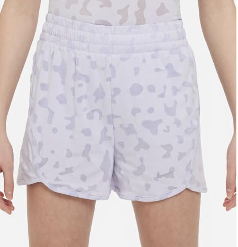 Nike Girls Dri-FIT Breezy High-Waisted Dual Layer Training Shorts3