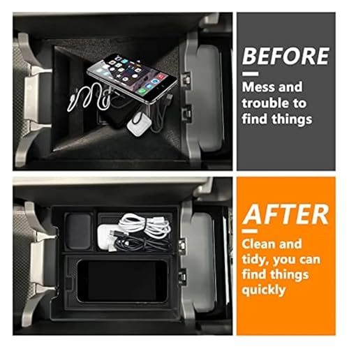 Boîte de rangement Rivian pour ne plus perdre vos clés sous l'accoudoir - 3