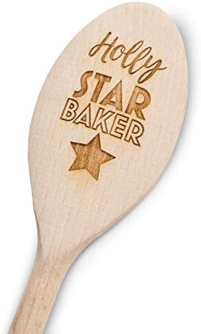 Star Baker Personalised Bake Off Engraved Wooden Spoon 30cm Novelty Gift Laser Engraved