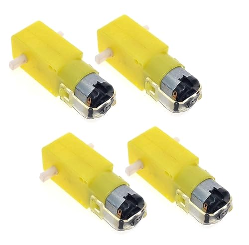 DC Geared Motors for Robots Straight Shaft - 4 Pieces