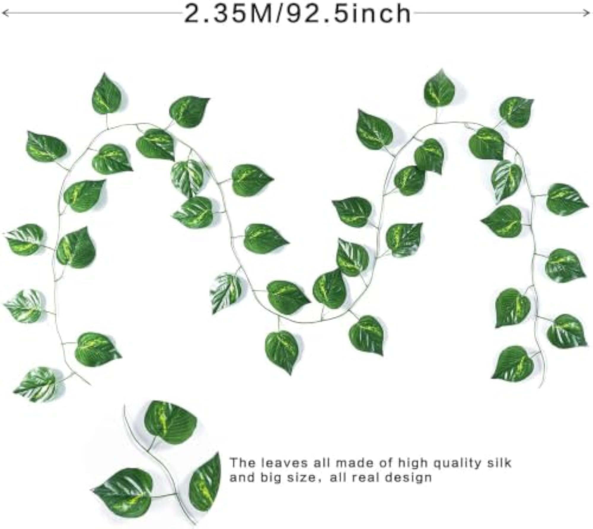 Home Decor Artificial Creeper Money Plant Leaf Garland