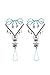 Barefoot Sandals Beach Wedding Shoes Toe Anklets With Dangle Charms Tie Closure