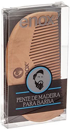 Pente De Madeira Para Barba Enox, Enox
