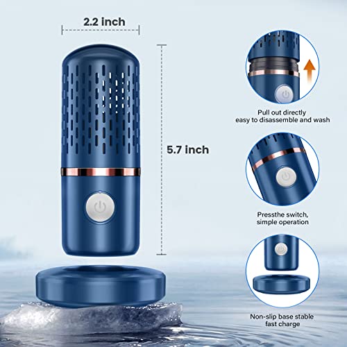 Fruit And Vegetable Washing Machine, Fruit And Vegetable Cleaner Device, Kitchen Gadget Food Purifier For Deep Cleaning Fruits, Vegetables, Rice, Meat And Tableware (Blue) #TOP1