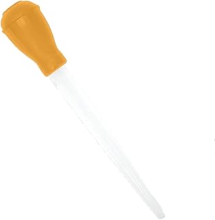 Turkey Baster,Plastic Baster for Thanksgiving Meat,Cooking,BBQ,Baking,Kitchen,Fish Tank Cleaning,30ML/1OZ (Orange)