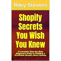 Shopify Secrets You Wish You Knew Audiolibro Por Riley Stevens arte de portada