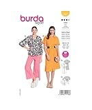 Mehrgrößen-Schnitt burdastyle Schnittmuster 5921  Kleid und Bluse zum selber nähen  Damen, Gr. 34-44  Nählevel: mittel