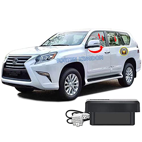 OBD Car Auto Window Closer Open Side Mirror Folder Unfold and Speed Lock Kit for Lexus GX GX400 GX460 2019-2021
