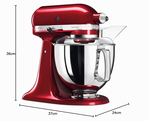KitchenAid Artisan Robot Pâtissier 4,7L avec Bol 3L Pomme d'amour