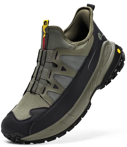 Image of FitVille Extra Wide Sneakers for Men Slip-on Shoes, Soft Comfortable Mens Running Shoe, Slip Resistant Hiking Walking Shoes with Arch Support & Wide Toe Box