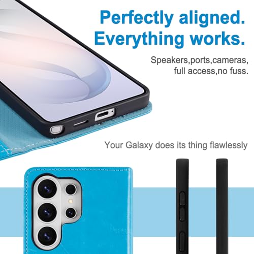 Funda libro Samsung S26 Ultra con bloqueo RFID anticaídas 4
