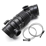 Ynovvo Air Intake Hose Replacement Air Intake Tube with Clamps Fits for Kia Sedona 2006-2010, for Hyundai Entourage 2007 2008 Replaces# 28138-4D250 281384D250 28130-4D200 281384D200 696-735 696735