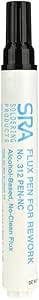 SRA #312 Soldering Flux Pen Low-Solids, No-Clean 10ml - Refillable