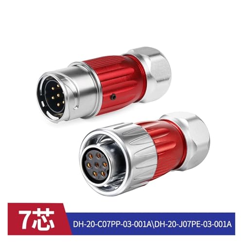 Conector de cable DH20 7 núcleos macho y hembra miniatura 2