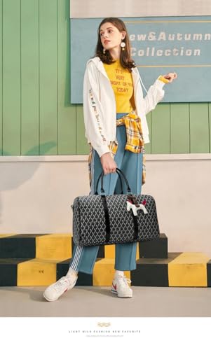Sac de voyage duffel imperméable bleu pour voyager léger - 2