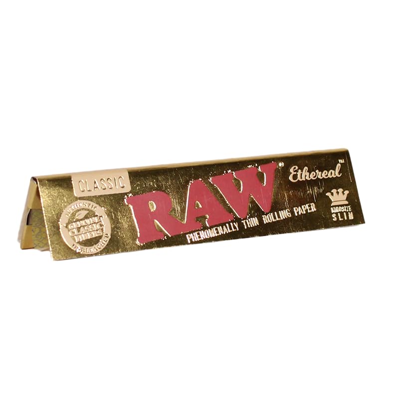 RAW ETHEREAL GOLD PAPERS KING SIZE - 3 Booklets