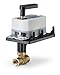 Siemens 171D-10327 2-Way 2-Inch 40 Cv Ball Valve Assembly with Chrome-Plated Brass Ball and Brass Stem, 0-10-volt Fail-in-Place Actuator, 200 Psi Close-off, NPT