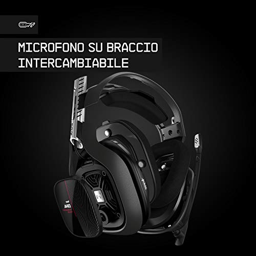 ASTRO Gaming A40 TR Cuffie Cablate + MixAmp M80 su Controller, 4 Gen, ASTRO Audio V2, Microfono Intercambiabile, Equilibrio Gioco/Voce per Xbox Series X|S, Xbox One, Nero/Verde - Image 7