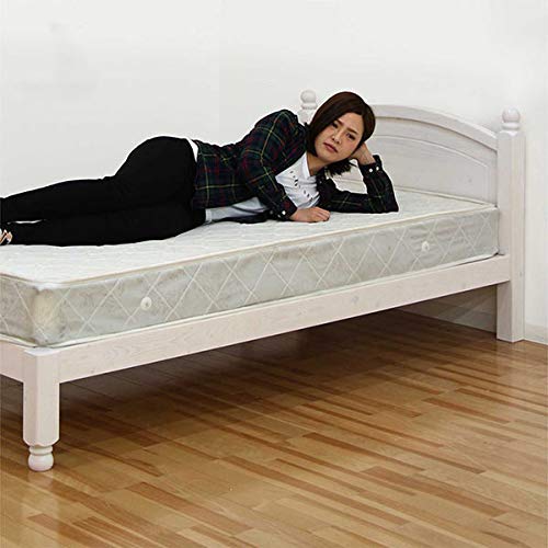 ダブルベッド マットレス付き カントリー調