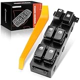 A-Premium Master Power Window Switch Compatible with Hyundai Santa Fe 2007 2008 2009, Front Left Driver Side...