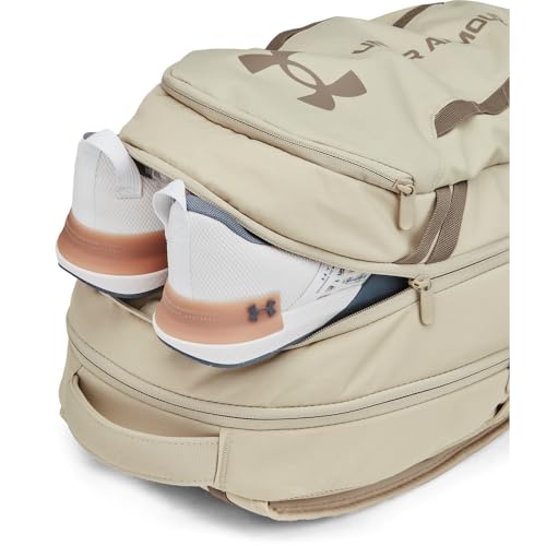 Under Armour Hustle 6.0 Sac à dos unisexe pour adulte, Base kaki, base kaki, gris taupe crépuscule, Taille unique, Sac