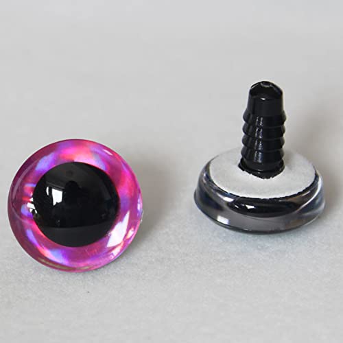 20Pcs 14-35Mm Colorful Safety Eyes Diy Bear Craft Puppet Making Plastic Eyes Toy Eyes With Washers Crochet Doll Making #TOP1