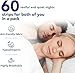 60 Pcs Nasal Strips for Snoring - Extra Strength Nose Strips for Breathing with Strong Adhesion - Sweat Resistant Design for All Day Use - Improves Sleep and Workout Performance - Beige