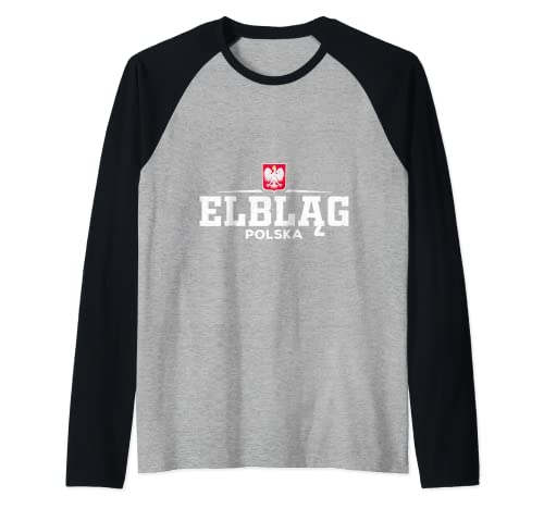 Elblag Polska / Poland Raglan Baseball Tee