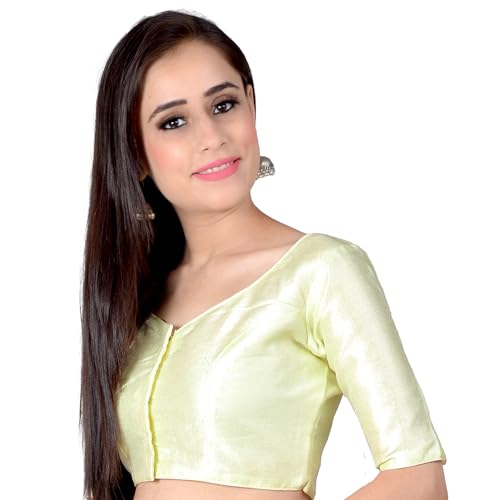 Image of Chandrakala Casual Blouses for Women Sarees,Readymade (B186-P)