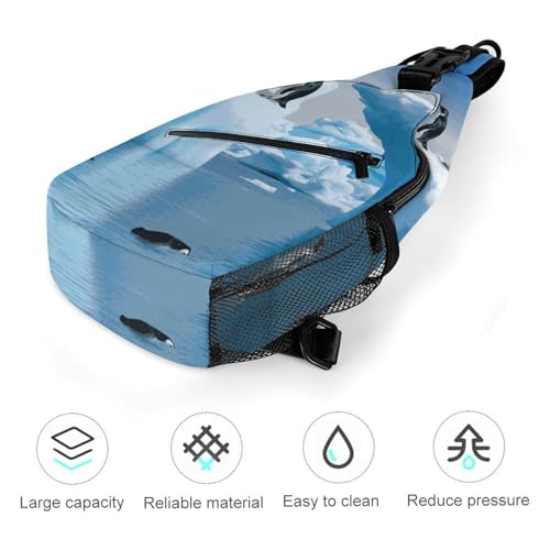 Bolso bandolera casual para viaje y senderismo miniatura 5