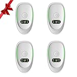 Air Ionizers for Home, Portable Negative Ion Technology Air Purifier Plug In, Quiet Operation Air Freshener for Bedroom, Office, Kitchen, Toilet, Mini Air Cleaner for Smoke, Dust, Odor, Pets Smell (4)