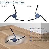 EATBALE Replacement Parts for Eufy X10 Pro Omni Robot Vacuum Cleaner Include 1 x Main Brush, 4 x Side Brushes, 4 x Mop Cloths, 2 x Filters, Rubber Roller Brush Mop Pad Hepa Filter Accessories Kit - Image 4