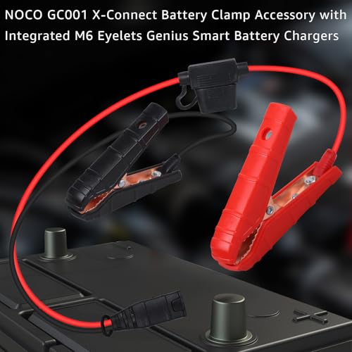 Compatible with NOCO GC001 X-Connect XL Battery Clamp Assembly Harness with Integrated M6 Eyelet for Genius Smart Battery Charger All Terminals Cable Wire Connection Accessories