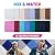 18 Pack Acoustic Panels Self Adhesive Sound absorbing Wall Panels, High Density Dampening Panel, 12X12X0.4 Inch Square Wall Panels in Home,Office,Reccording Room,Studio (Lake Blue)