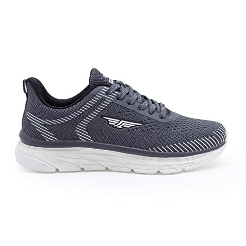 Image of Red Tape Men Grey Walking Shoes