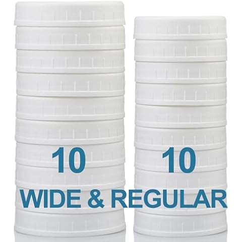 AOZITA Mason Jar Lids 20 Pack Cover