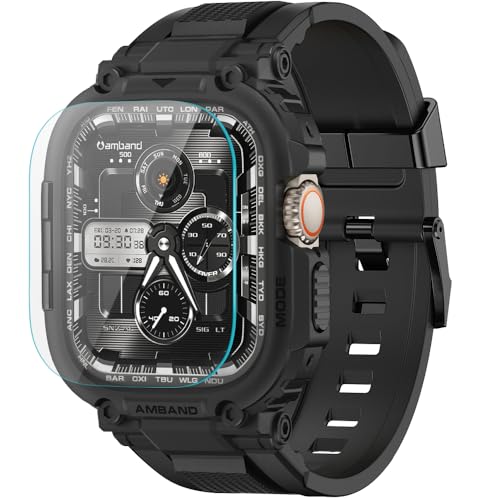 Photo 1 of amBand Bands Case Screen Protector Compatible with Apple Watch Ultra 2/1 49mm for Men