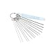 Guitar Nut Saddle Nut Files Set with 320/240 Grits Sandpapers for 6 String Acoustic Guitar
