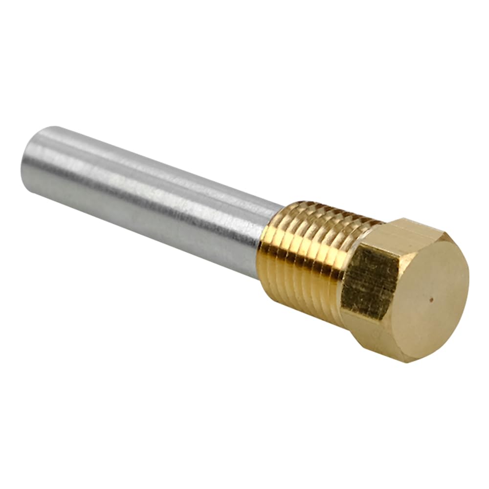 23-6400 1/4" Zinc Anode Fits for Kohler 260085 267928 Marine Generator 5E 6EF 7.3E 4EF Compatible with Sierra Compatible with Westerbeke 11885 1/4 NPT Boat Sacrificial Pencil Brass Plug - 5