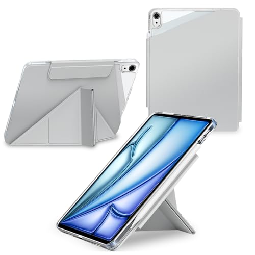 Tasnme Funda desmontable para iPad Air de 11 pulgadas (M3/M2, 2025/2024), funda magnética plegable en Y para iPad Air de 5ª/4ª generación (2022/2020) de 10.9 pulgadas, soporte triple con carcasa