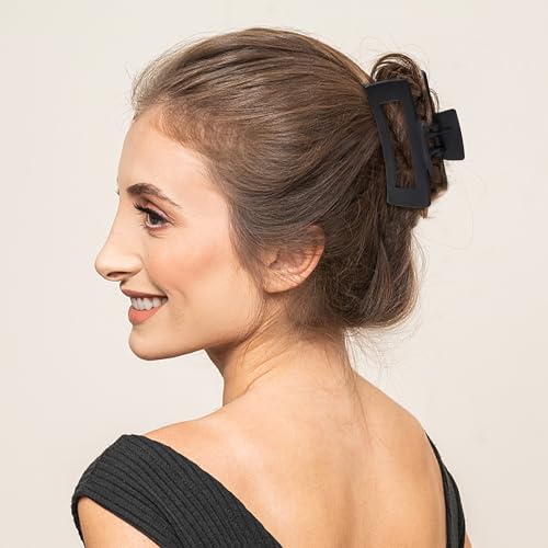 image for Sunolga 8PCS Hair Clips for Women, Flower Claw Clips for Thick Hair, N