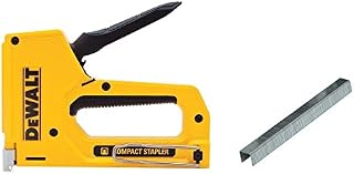 DEWALT 4 in. Compact Staple Gun and Staples