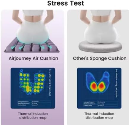 Inflatable Seat 3D Air Bags Travel Cushion Car Seat Cushion Wheelchair Cushions Airplane Seat Cushion Inflatable Seat Cushion - Image 7