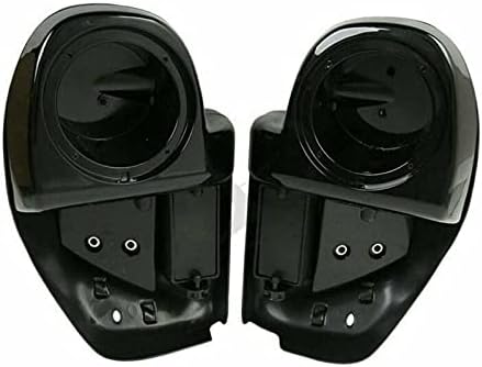 Miniatura 9 de TCMT - Barra de protección de motor de carretera con rejilla inferior ventilada y altavoz de 6.5" para Harley Touring 2014-2024 Road King Road Glide
