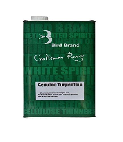 RnT Bird Brand Genuine Turpentine Clear Solvent Extracted Gum Turps (1 Litre)