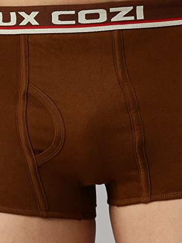 Image of Lux Cozi Bigshot Men's Cotton Semi Long Trunk (Pack of 3)